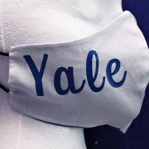 YALE UNIVERSITY FACE MASK IVY LEAGUE COTTON BLUE